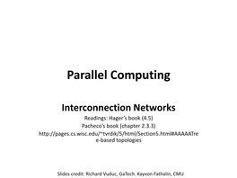 Interconnection Networks