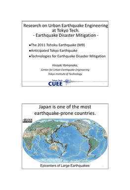 Japan Is One of the Most Earthquake-Prone Countries