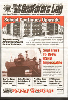 Seafarers to Crew USNS Impeccable