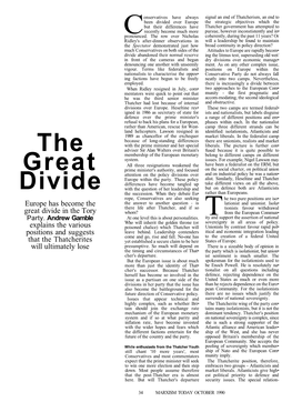 The Great Divide