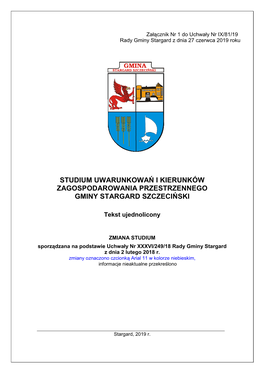 Studium Uwarunkowań I Kierunków Zagospodarowania Przestrzennego