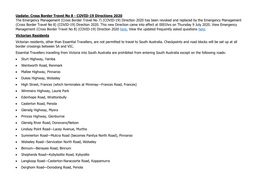 (Cross Border Travel No 7) (COVID-19) Direction 2020 Has Been Revoked and Replaced by the Emergency Management (Cross Border Travel No 8) (COVID-19) Direction 2020