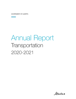 Transportation Annual Report 2020-2021