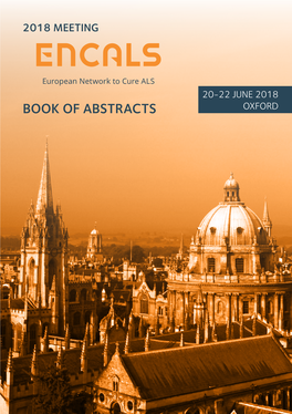 BOOK of ABSTRACTS OXFORD ENCALS Meeting 2018