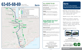 Barrie Gotransit.Com – Desktop and Mobile Website for 63-65- 68-69 Nombres D’Itinéraire Barrie Everything You Need to Know About GO