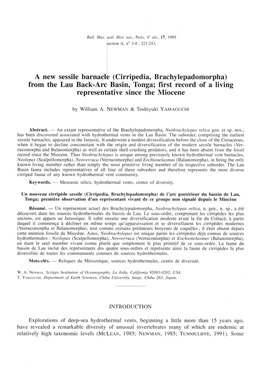 Hydrothermal Vents in the Lau Basin