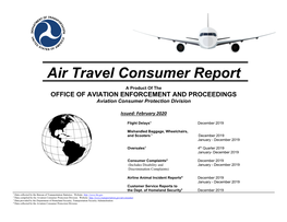 Air Travel Consumer Report