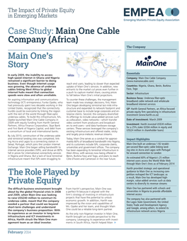 Main One Case Study 2.Indd