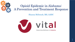 Opioid Epidemic in Alabama: a Prevention and Treatment Response