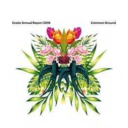 Common Ground Ecsite Annual Report 2016