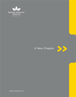 A New Chapter ANNUAL REPORT 2013 ANNUAL