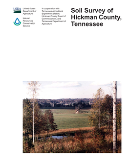 Soil Survey of Hickman County, Tennessee