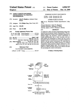United States Patent (19) 11) Patent Number: 4,908,707 Kinghorn 45) Date of Patent: Mar