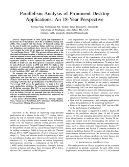 Parallelism Analysis of Prominent Desktop Applications: an 18-Year Perspective
