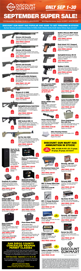 View September Sales Flyer (PDF)