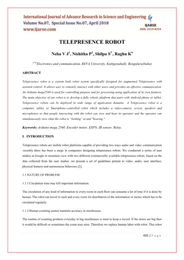 Telepresence Robot