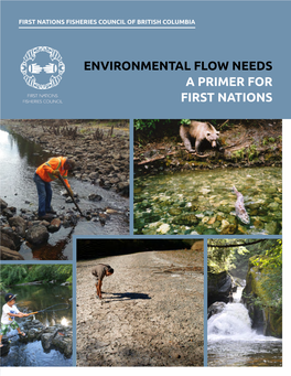 ENVIRONMENTAL FLOW NEEDS a PRIMER for FIRST NATIONS Cover Page: L-R, T-B