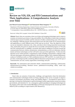 Review on V2X, I2X, and P2X Communications and Their Applications: a Comprehensive Analysis Over Time