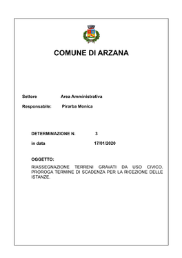 Comune Di Arzana