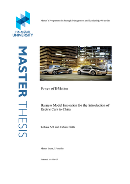 Master Thesis