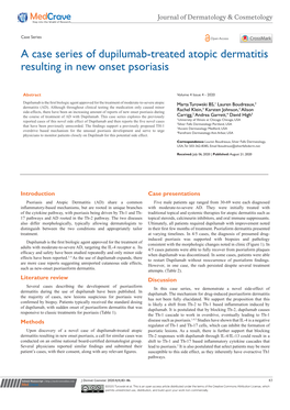 A Case Series of Dupilumab-Treated Atopic Dermatitis Resulting in New Onset Psoriasis