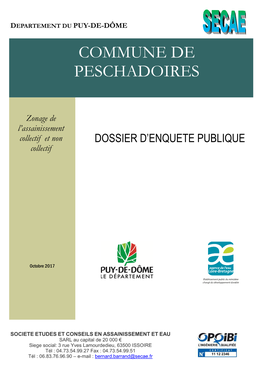 Peschadoires Enquete Publique