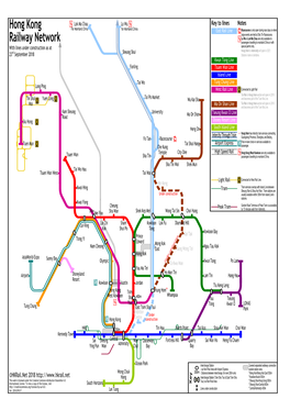 Hong Kong Railway Network 2018.09-E-F