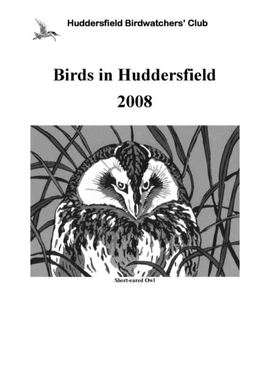 Birds in Huddersfield 2008