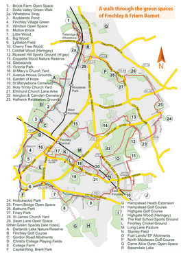 A Walk Through the Green Spaces of Finchley & Friern Barnet