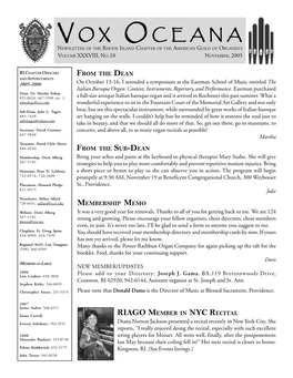 Issue XXXVIII Volume 10 November 2005