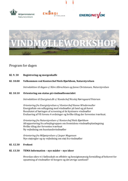 Vindmølleworkshop