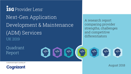 Cognizant—ISG Provider Lens™ Report on Next-Gen ADM Services