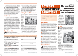 Boycott Divestment Sanctions