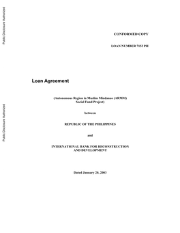 Loan Agreement