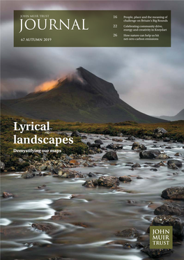 JOURNAL Energy and Creativity in Knoydart 26 How Nature Can Help Us Hit 67 AUTUMN 2019 Net-Zero Carbon Emissions