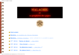 Malachie Et Sa 