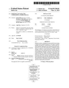 (12) United States Patent (10) Patent No.: US 8,670,748 B2 Slack Et Al