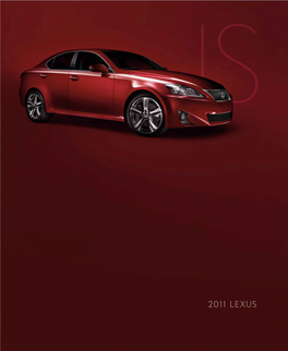 Brochure for 2011 Lexus IS, ISF &