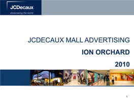 ION Orchard Media Kit 2010