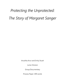 The Story of Margaret Sanger