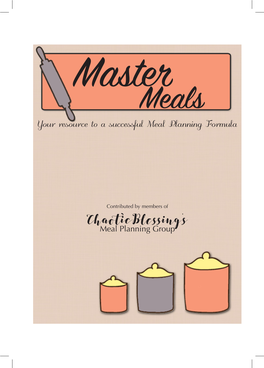 Master Meals Your Resource to a Successful Meal Planning Formula