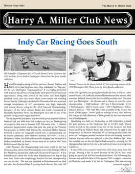 Harry A. Miller Club News