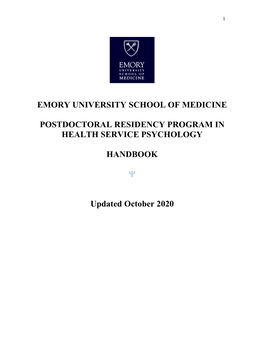 Program Handbook