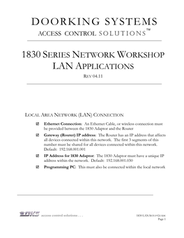 1830 LAN Guide 04.11.Pdf