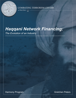 Haqqani Network Financing: the Evolution of an Industry