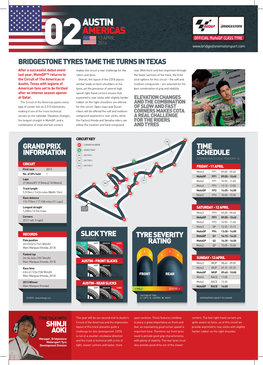 Austin Americas 13 April 2014 02 Bridgestone Tyres Tame the Turns in Texas
