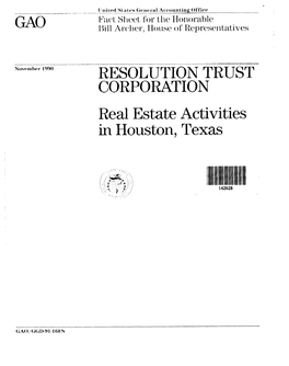 Real Estate Activities in Houston, Texas