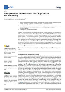 Pathogenesis of Endometriosis: the Origin of Pain and Subfertility