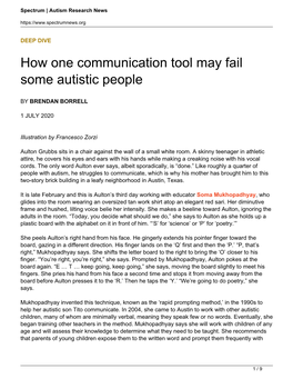 How One Communication Tool May Fail Some Autistic People