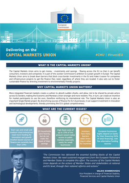 Factsheet: Delivering on the Capital Markets Union